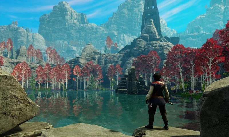 New World Leveling Guide For New Players - cliff