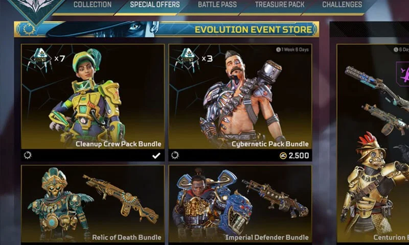 Apex Legends Season 10 - Evolution Collection Event Store