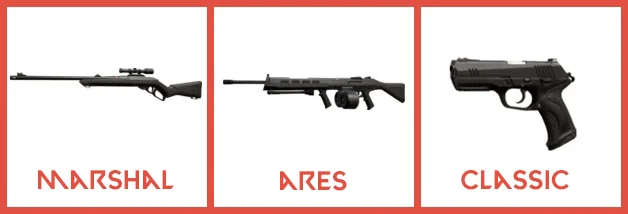 Valorant Guns Guide - Marshal, Ares, Classic