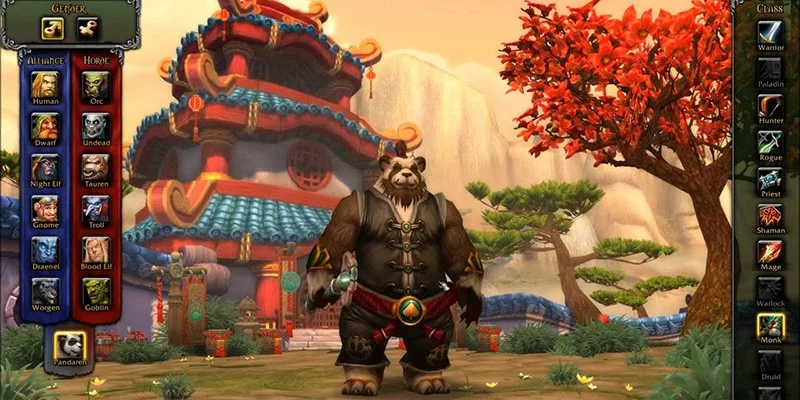 MoP Classic Class Selection