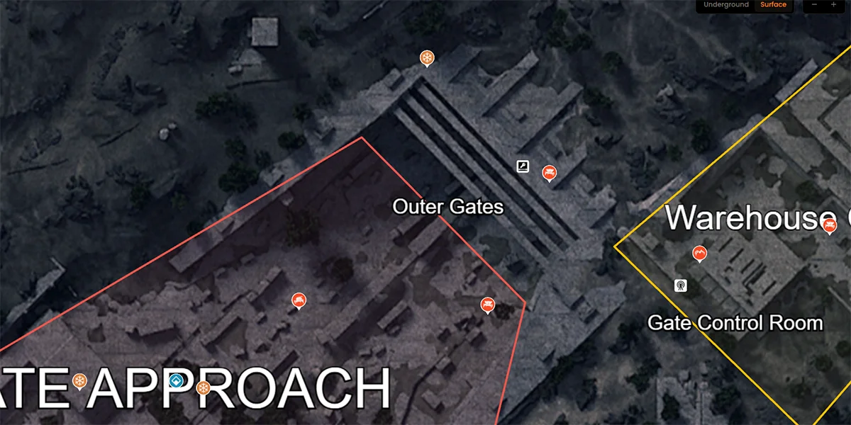 Underground Traffic Tunnels entrance with Bastion enemy
