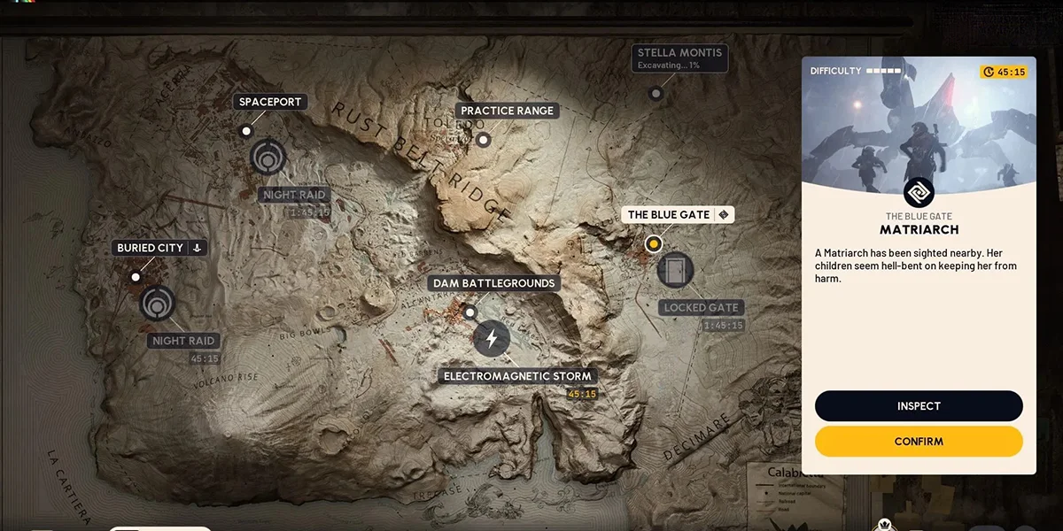 Arc Raiders Locked Gate event interface showing modifier selection