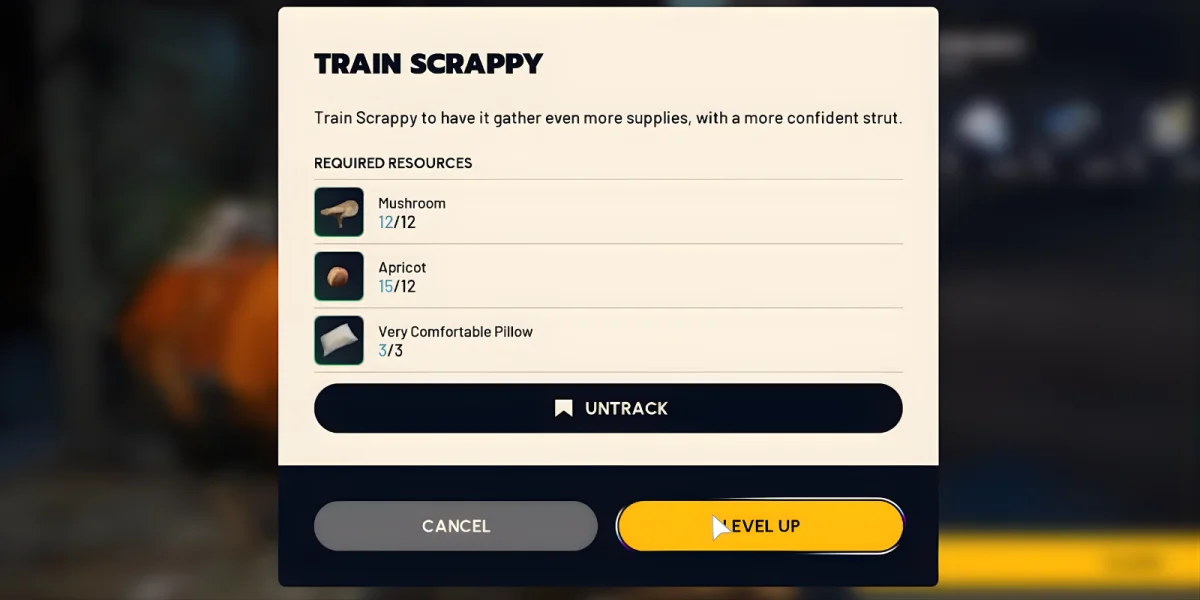 Scrappy gathering resources