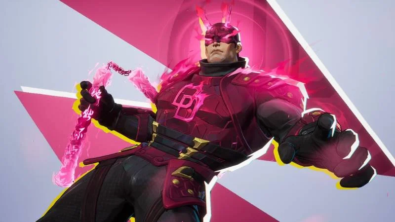 Daredevil in Marvel Rivals combat stance
