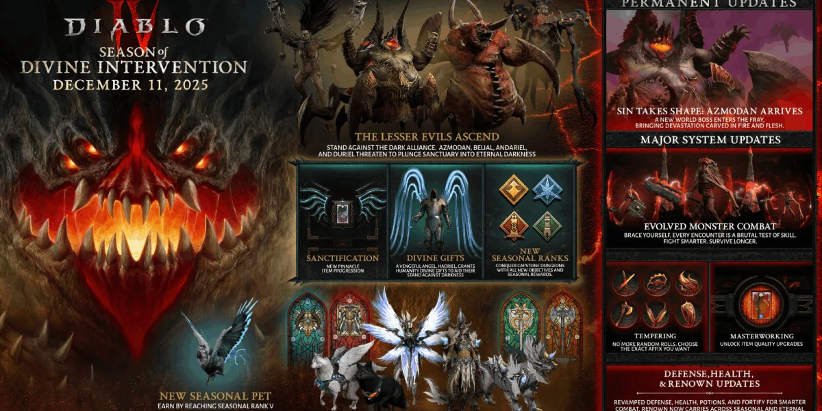 Diablo 4 Season 11 Major Changes
