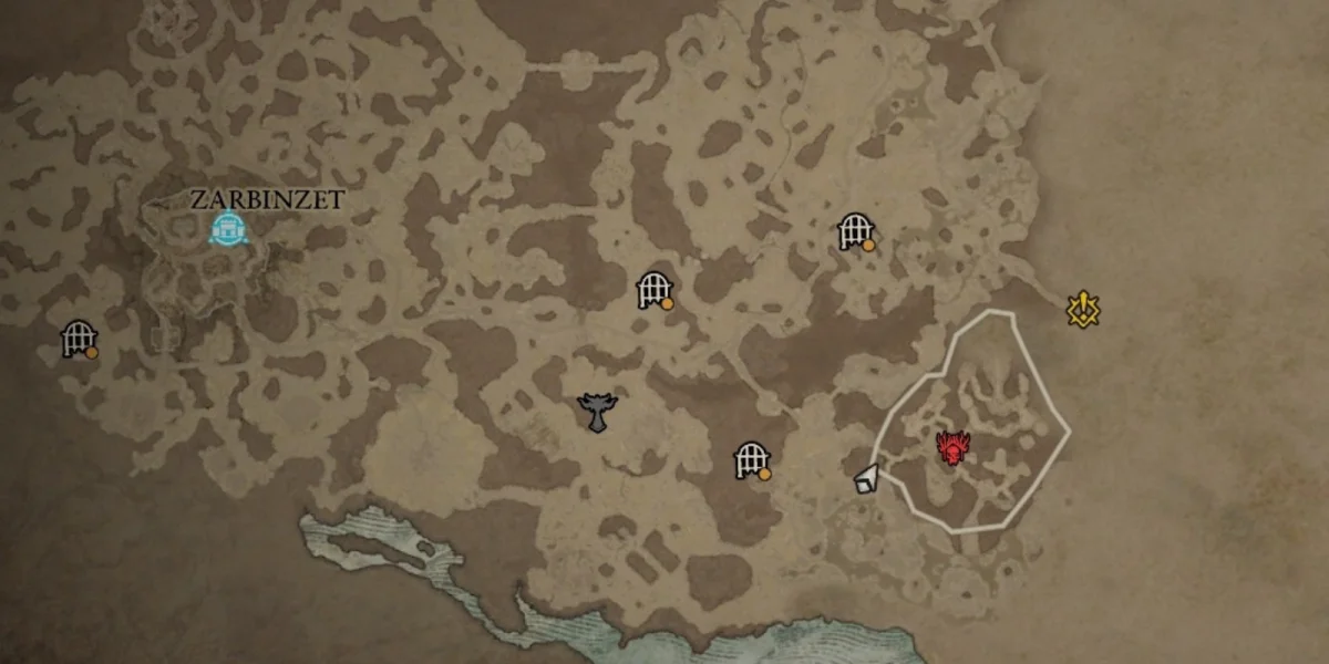 Diablo 4 Stronghold Locations