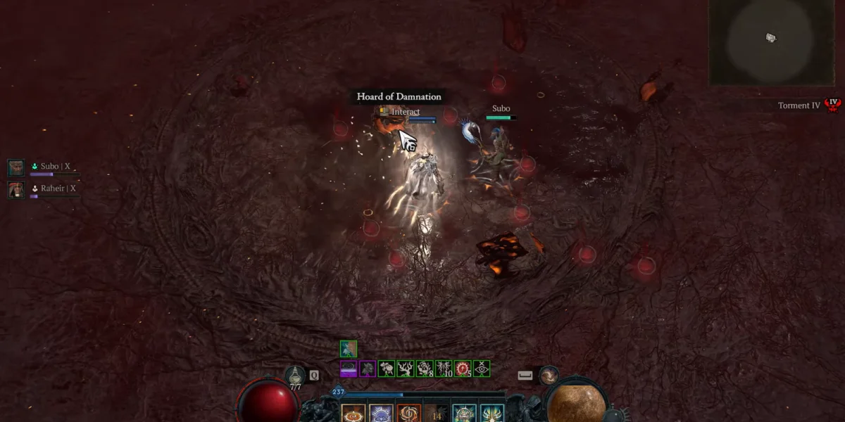 Secret boss reward chest