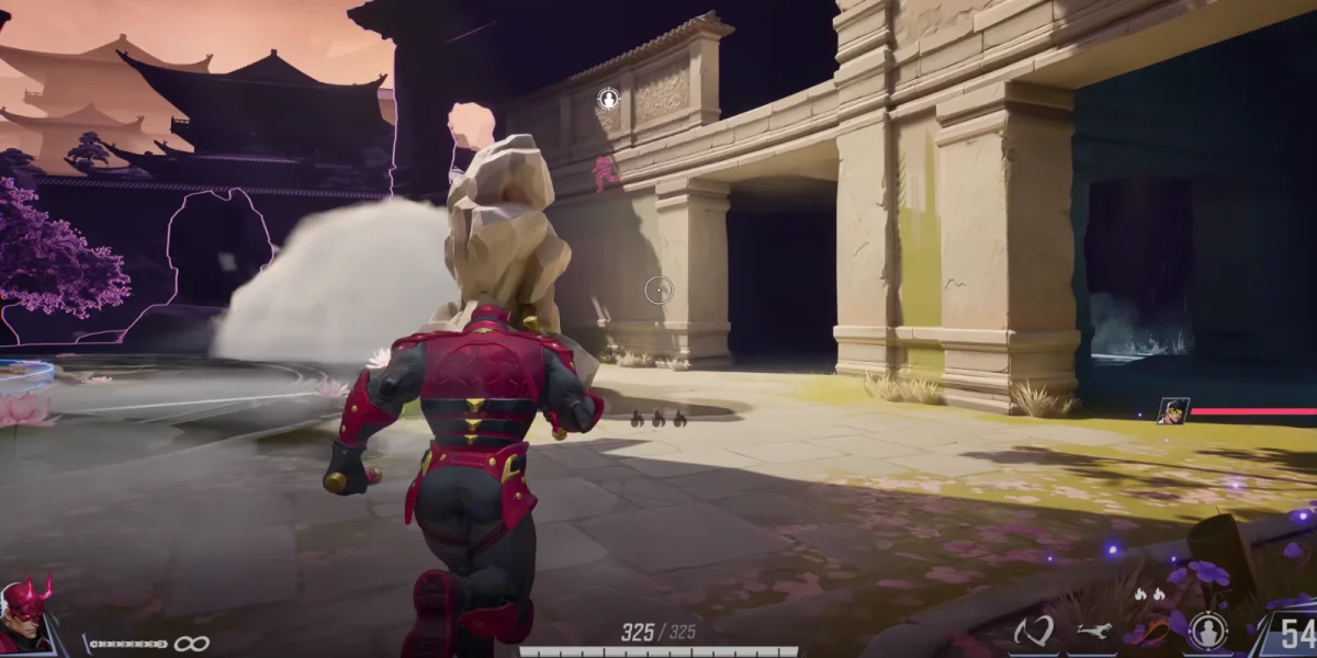 Daredevil using Radar Sense to detect enemies through walls