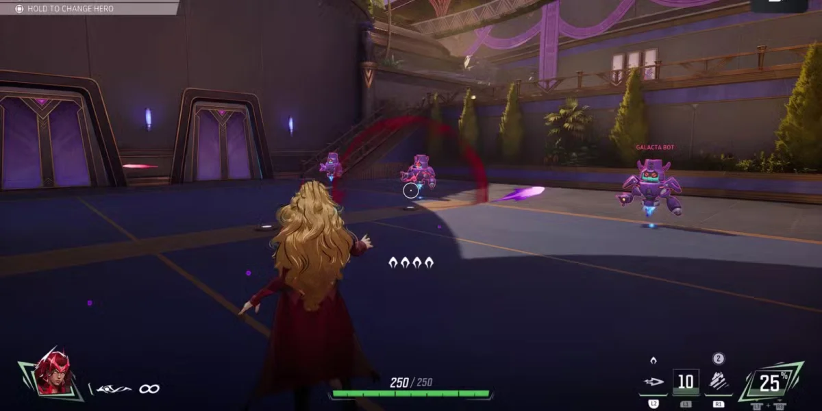 Duelist hero practicing aim, movement, and positioning