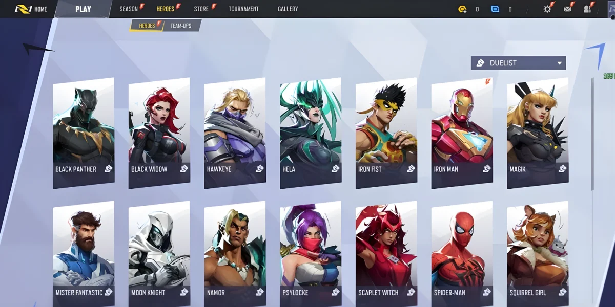 Different Duelist positioning strategies in Marvel Rivals