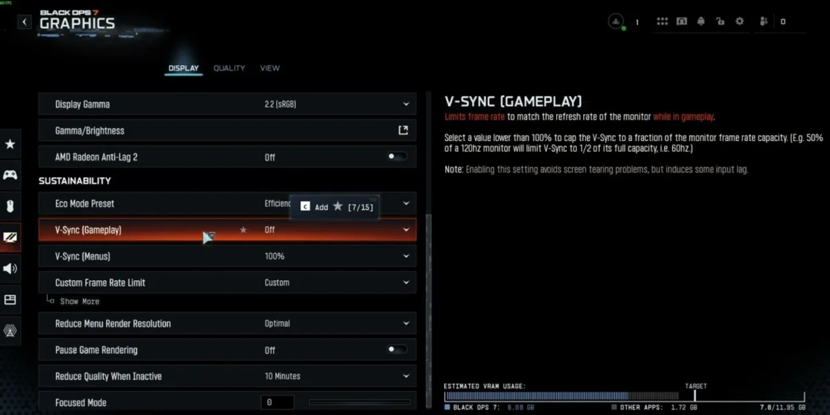 VSync Impact on Performance