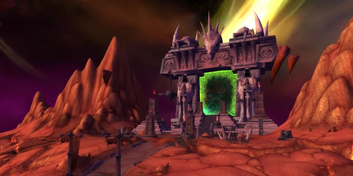 Hellfire Peninsula landscape in TBC Classic