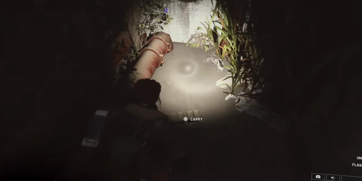 Fuel cell spawn locations in the flooded basement of the Controlled Access Zone