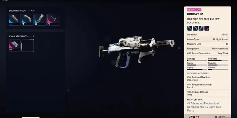 Arc Raiders Bobcat Premium Build