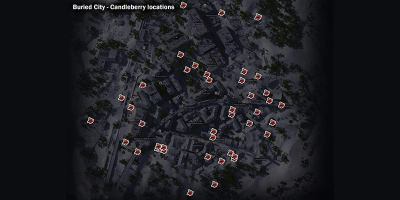 Candleberry Sources in Cold Snap Maps