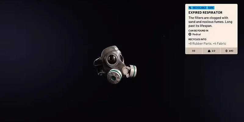 Expired Respirator item in Arc Raiders