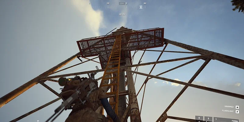 Communications Tower in Spaceport