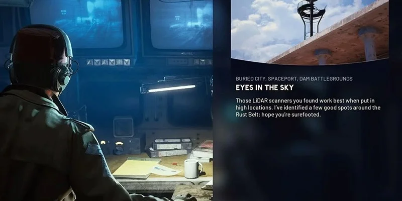 Eyes in the Sky Quest Screen