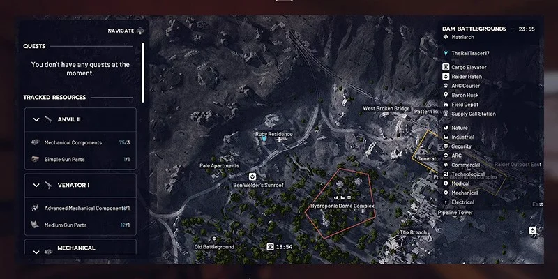 Buried City Frying Pan Locations