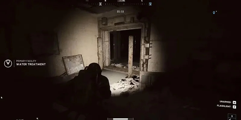 Water Treatment Control building interior