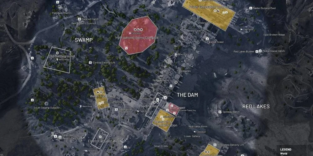 Dam Battlegrounds map in Arc Raiders