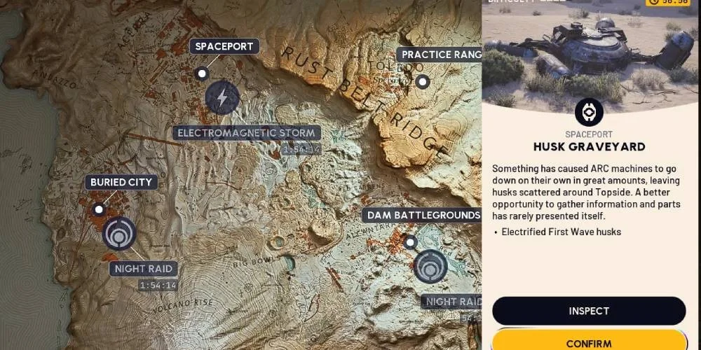 Destroyed ARC husks ready for breaching