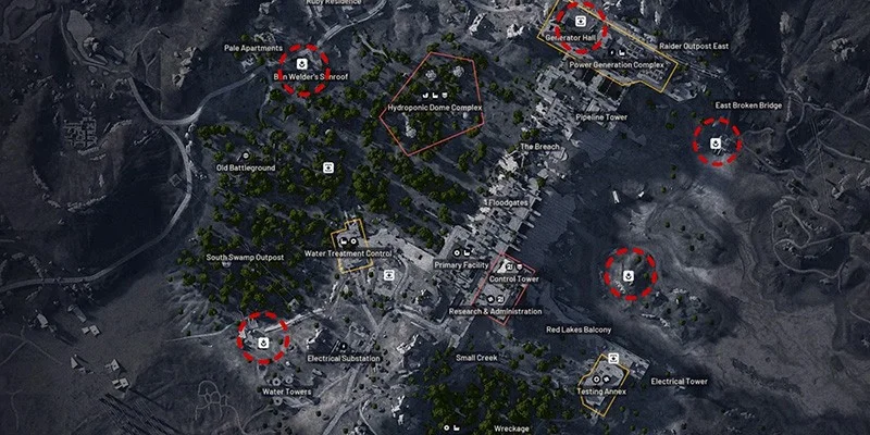 Common loot spawn locations for Raider Hatch Keys