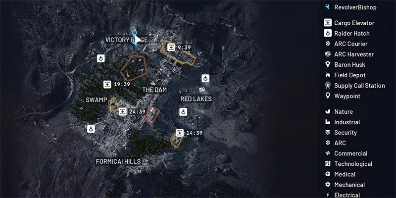 Dam Battlegrounds Victory Ridge Location