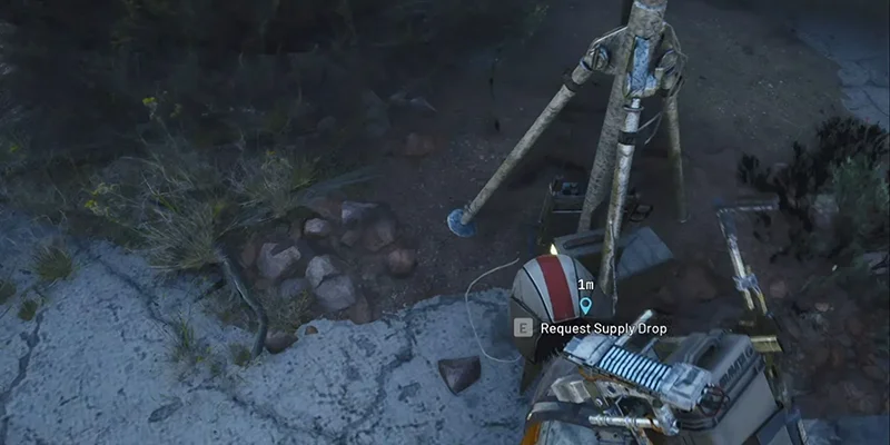 Arc Raiders Supply Call Station antenna structure