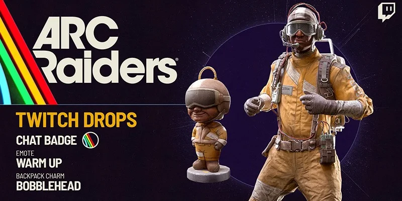 Arc Raiders Twitch Drops rewards showcase