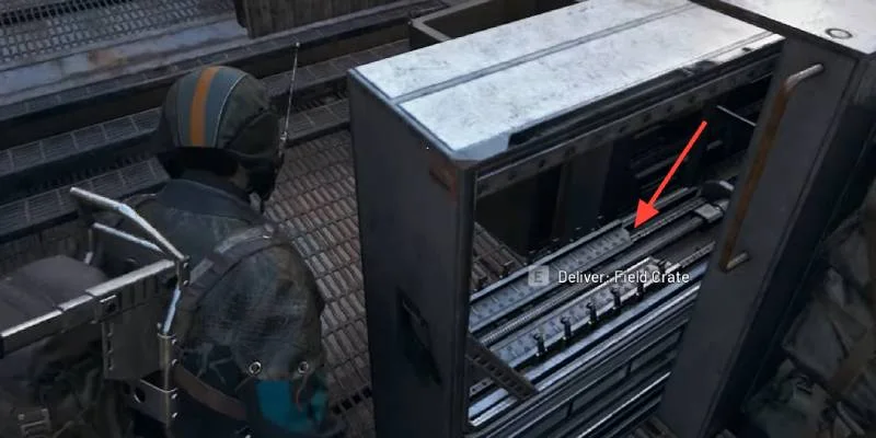 Interior of Field Depot showing deposit machine