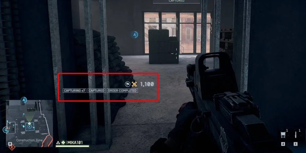 Battlefield 6 objective capture gameplay