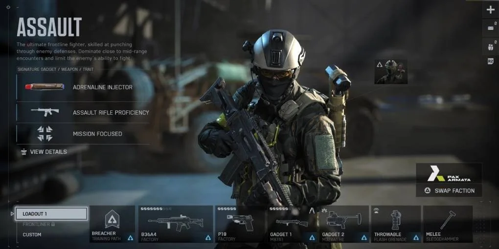 Assault Class Combat