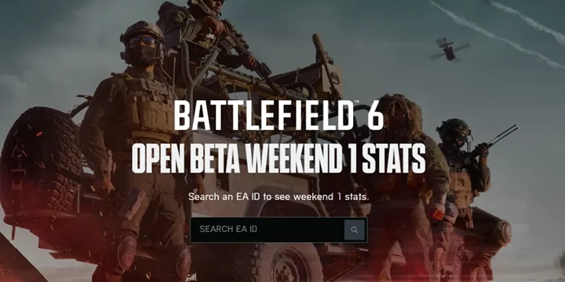 EA Battlefield 6 Stats Interface
