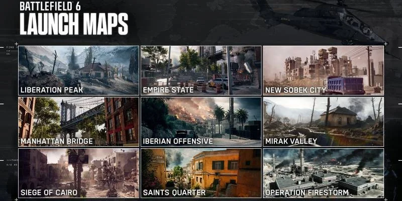 Battlefield 6 Maps Overview