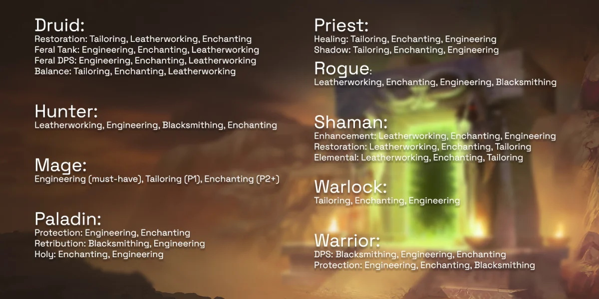 TBC Class Profession Recommendations