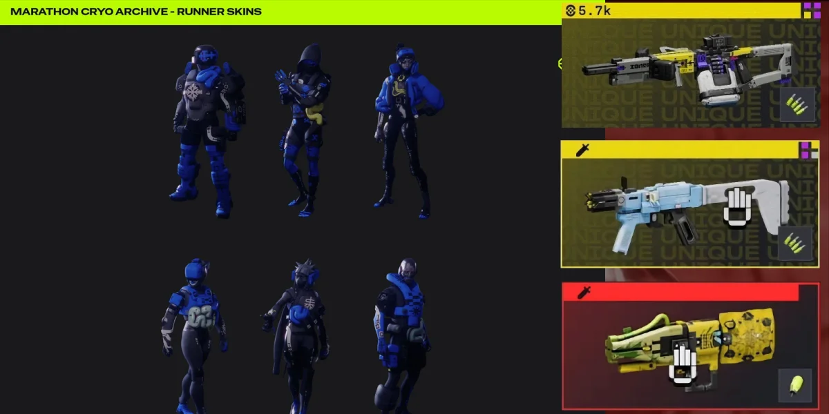 Cryo Archive exclusive loot including Prestige weapons and Compiler Ganglion