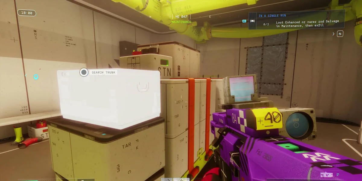 Maintenance compound layout on Dire Marsh