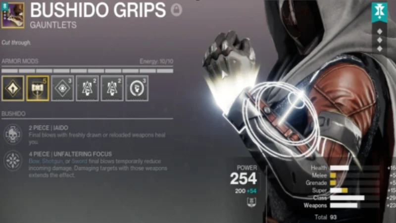 Destiny 2 Armor 3.0 System Interface