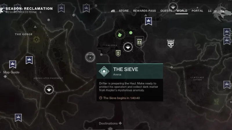 Destiny 2 The Sieve Timer