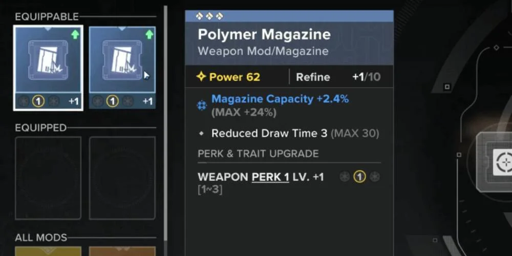 Yoshimoto Weapon Mods