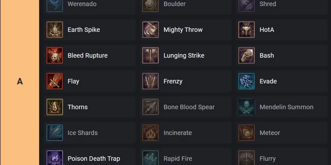 Diablo 4 A-Tier Builds