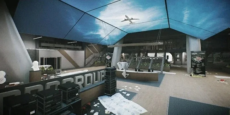 The Lab server room location showing room B12 layout