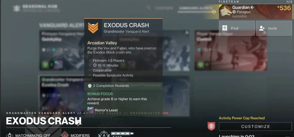 Grandmaster difficulty combat