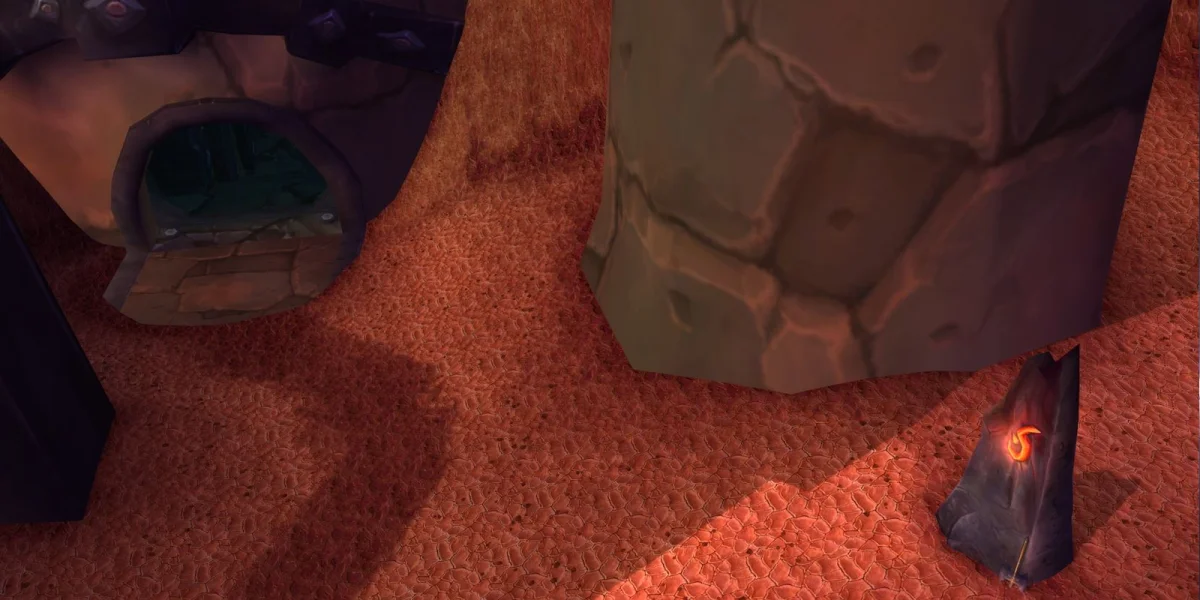 Hellfire Citadel location and Magtheridon's Lair entrance in Hellfire Peninsula