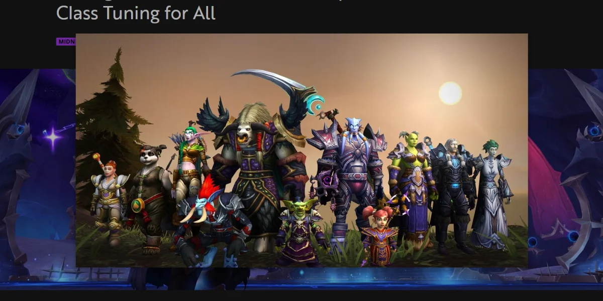 WoW Midnight all classes overview