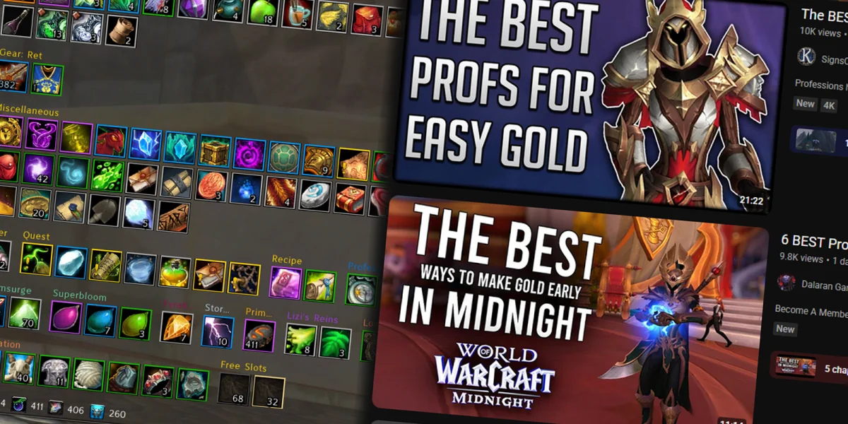 WoW Midnight Account Cleanup and Profession Prep