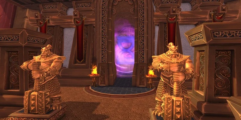 The entrance to Mogu'shan Palace