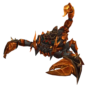Amber Scorpion Mount