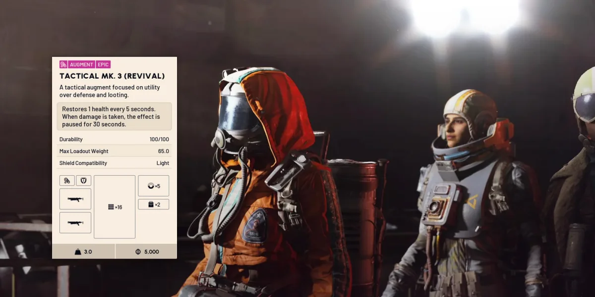 Arc Raiders Tactical Mk. 3 Revival Augment gameplay